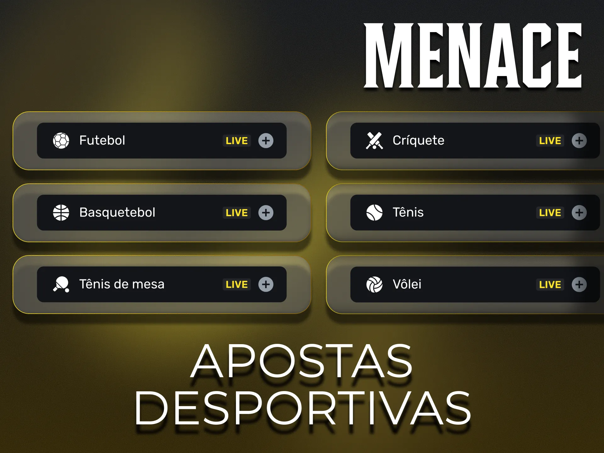 Comece a apostar em desporto na aplicação Menace King.