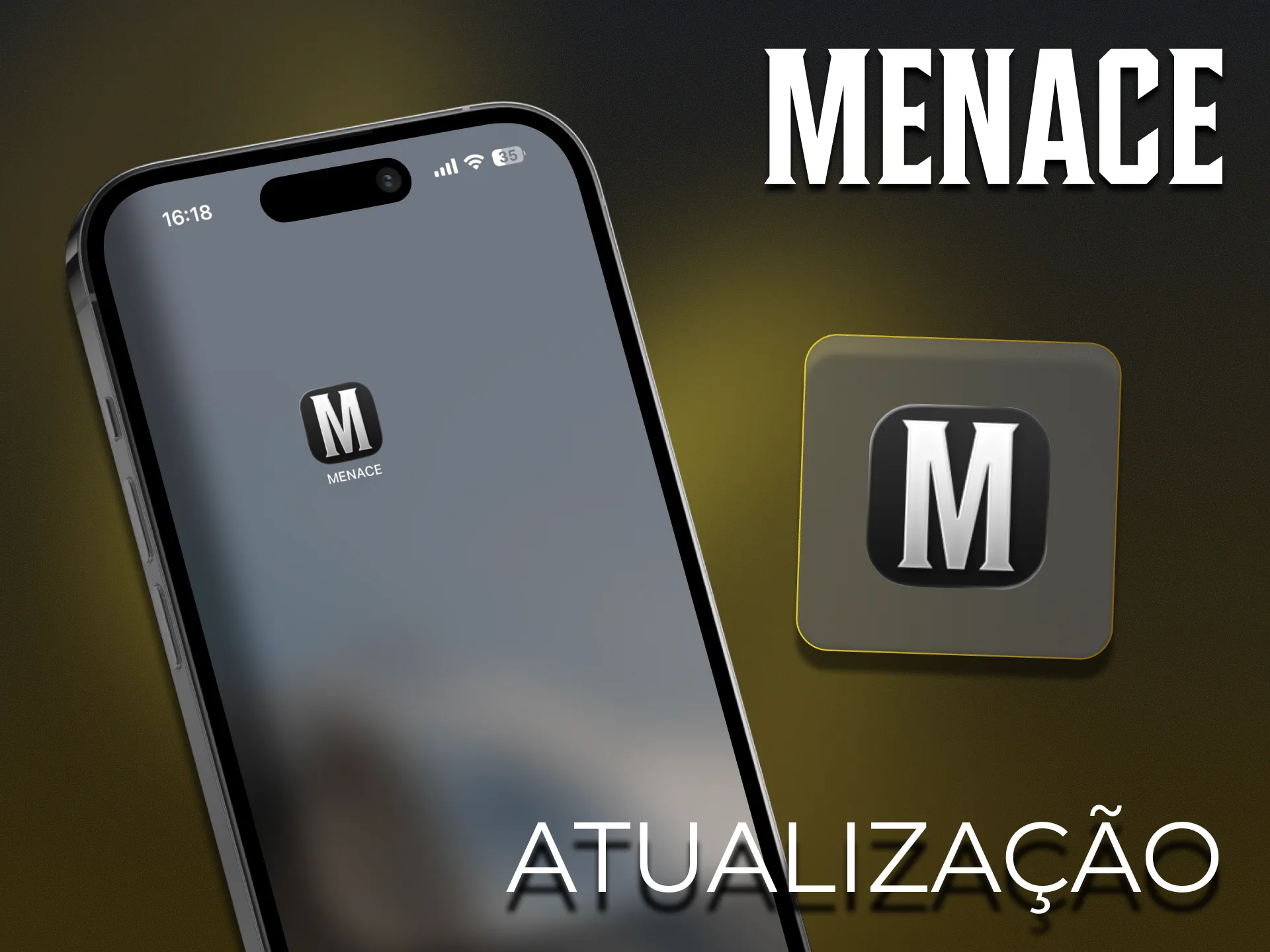 Com o PWA, não precisa atualizar o Menace King.