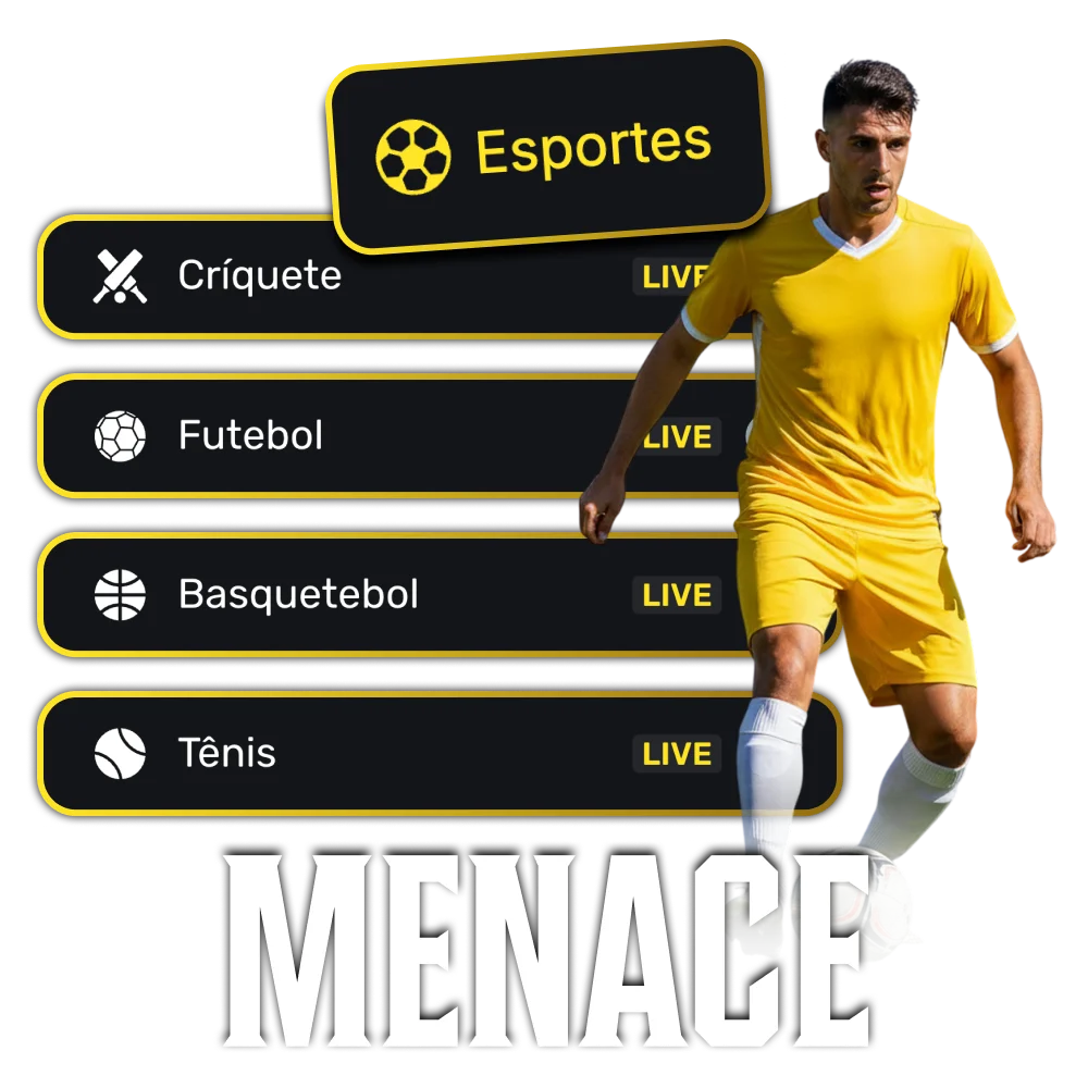 Obtenha uma secção exclusiva de apostas desportivas no Menace King.