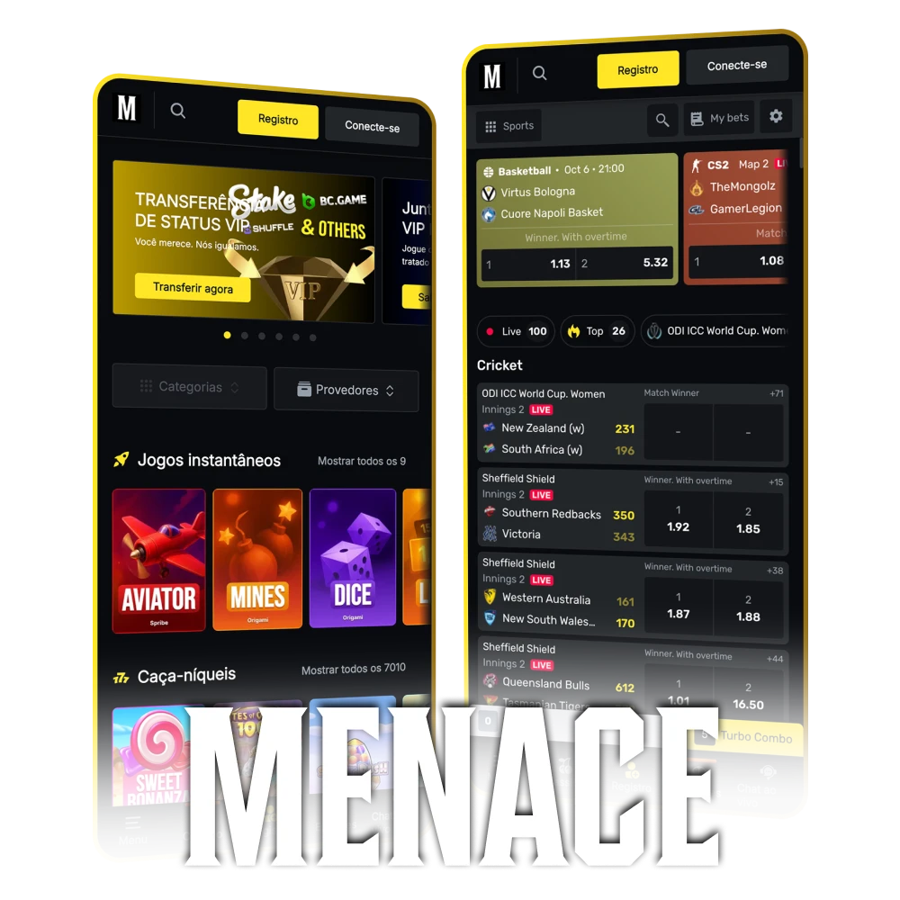 Descarregue a aplicação oficial Menace King para Android e iOS.