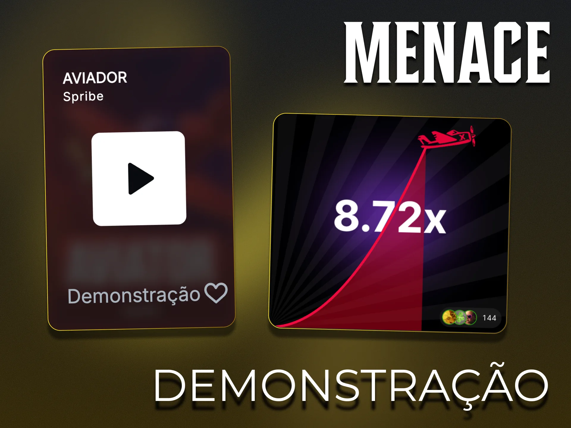 Experimente a versão demo do Menace King Aviator.