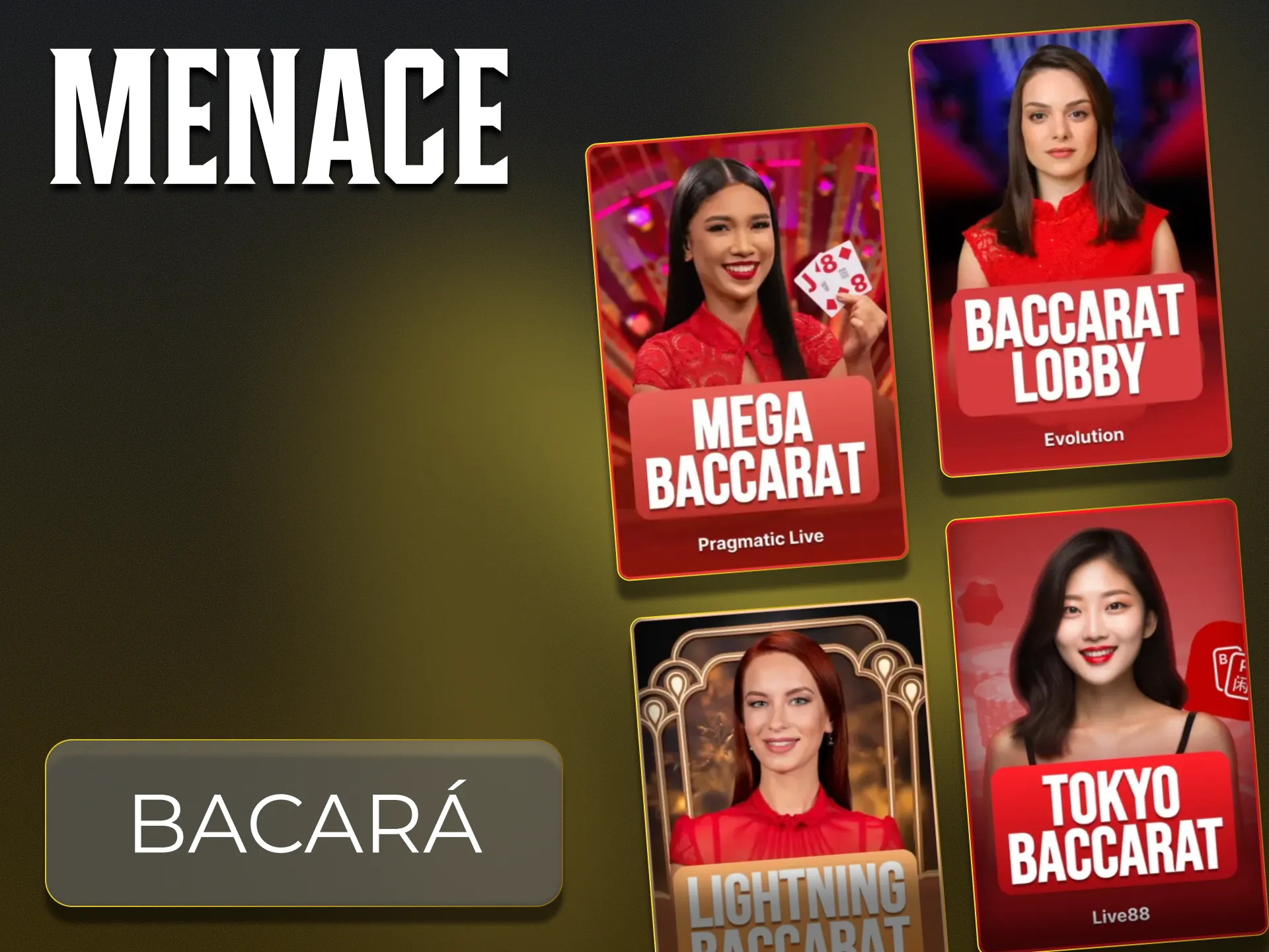 Aprenda a jogar Bacará com a plataforma Menace King.