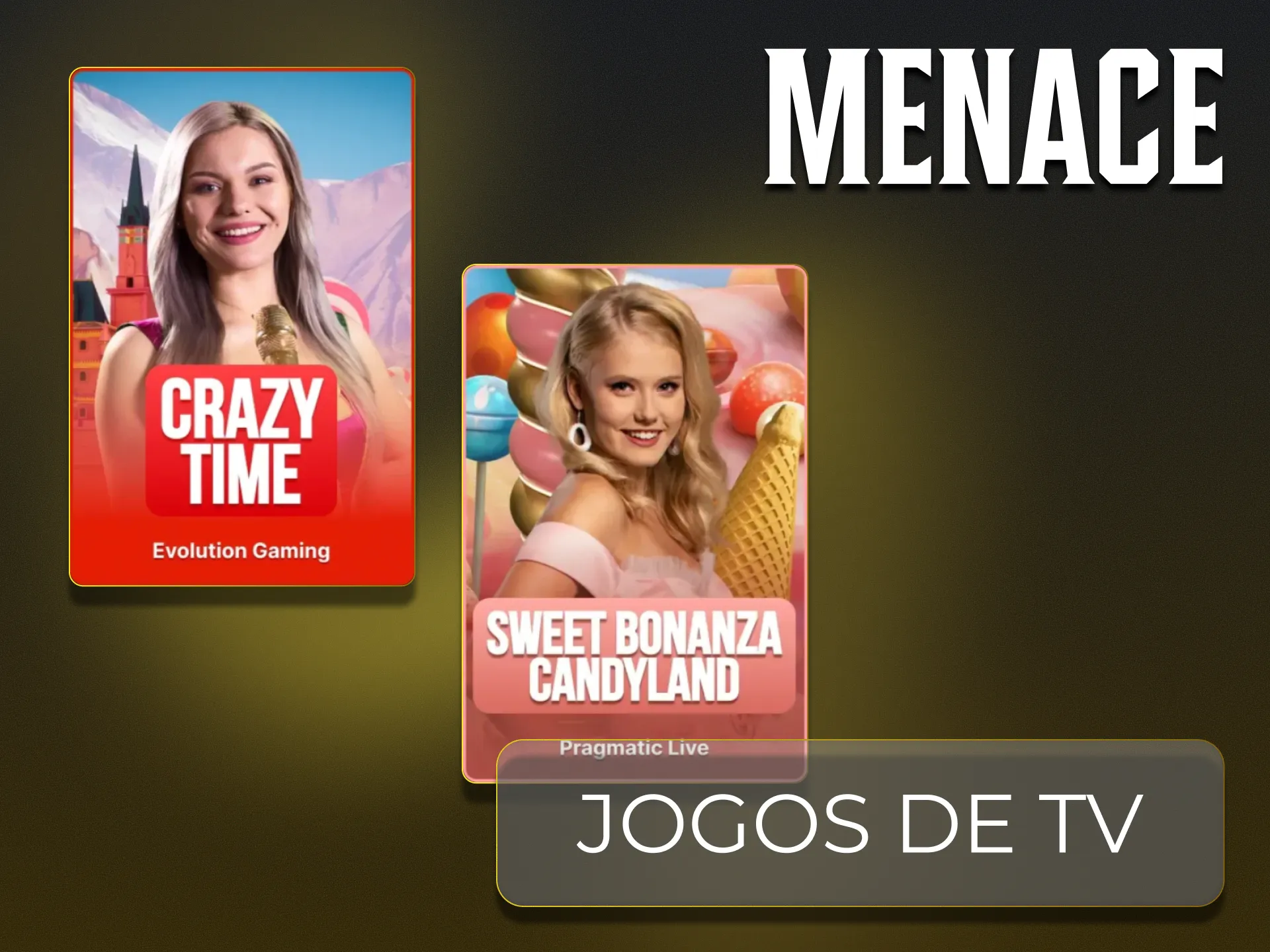 Divirta-se jogando jogos de TV no casino ao vivo Menace King.