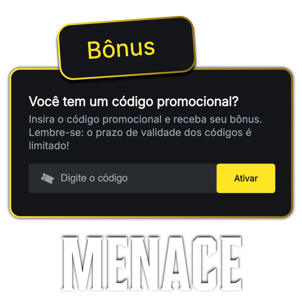 Ative o código promocional Menace King para obter os benefícios.