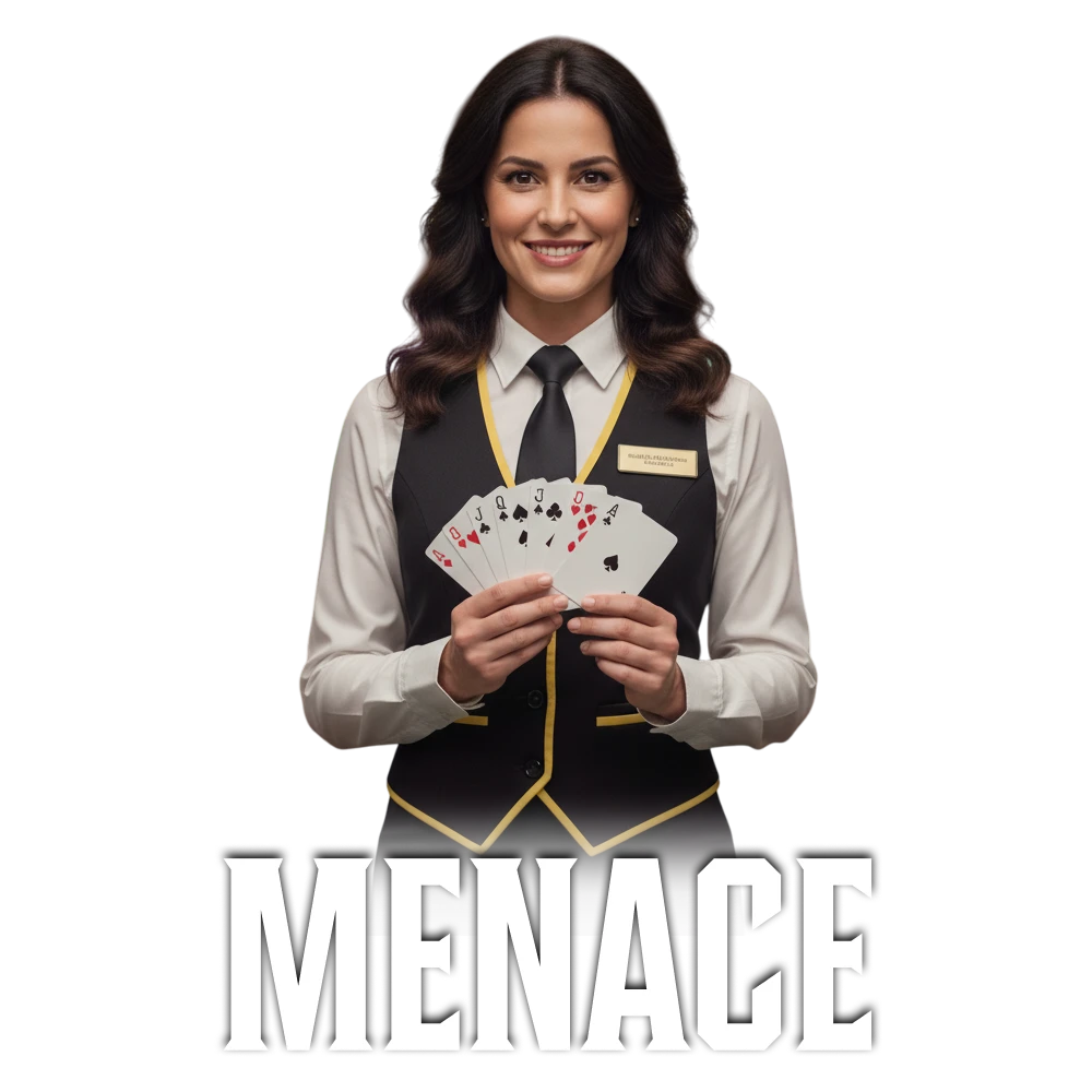 Comece a jogar no casino com o site oficial Menace King.