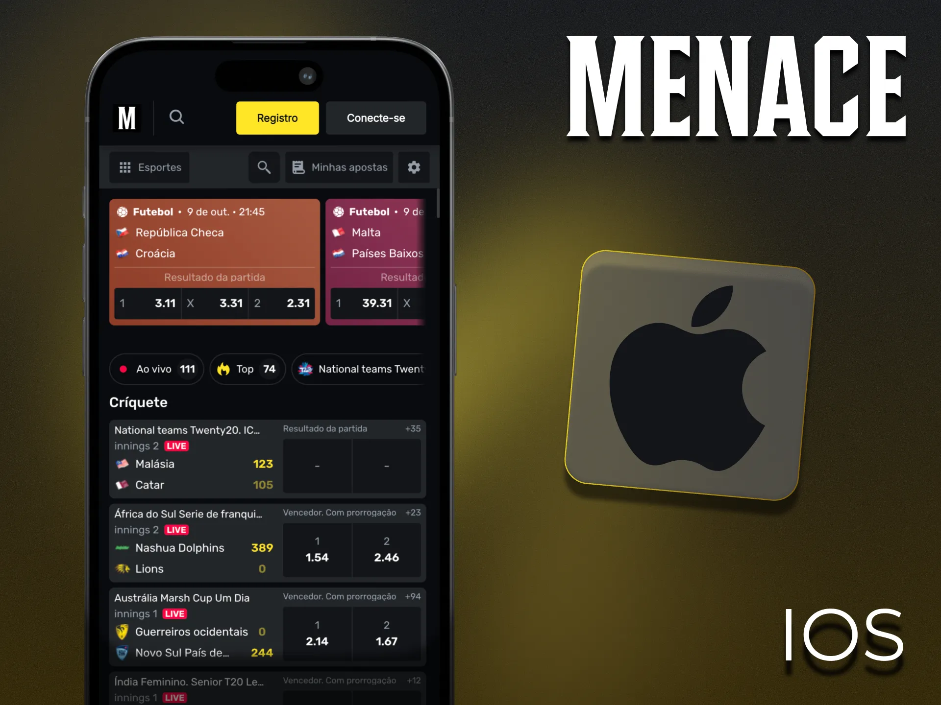 Adicione Menace King à sua tela inicial no iOS.