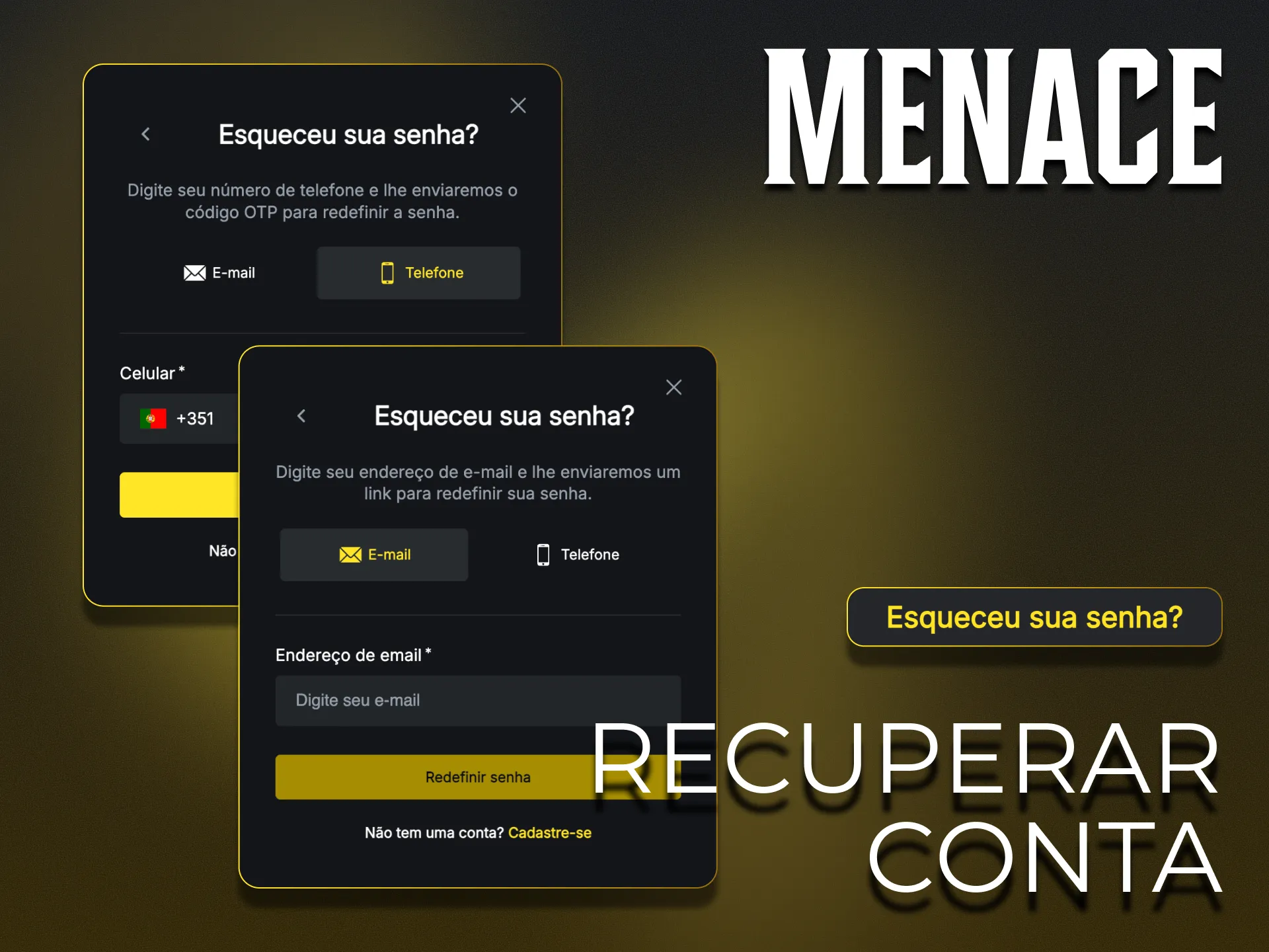 Você pode simplesmente restaurar o acesso à sua conta Menace King.