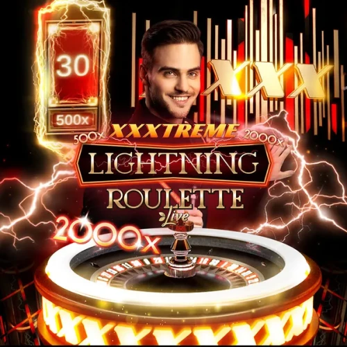 Tente a sua sorte na XXXtreme Lightning Roulette no Menace King.